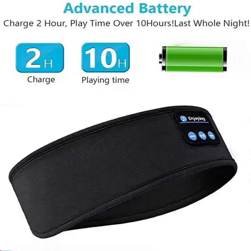 Bluetooth Sleep Headphones Headband With Music Eye Mask