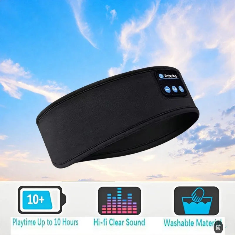 Bluetooth Sleep Headphones Headband With Music Eye Mask