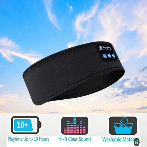 Bluetooth Sleep Headphones Headband With Music Eye Mask
