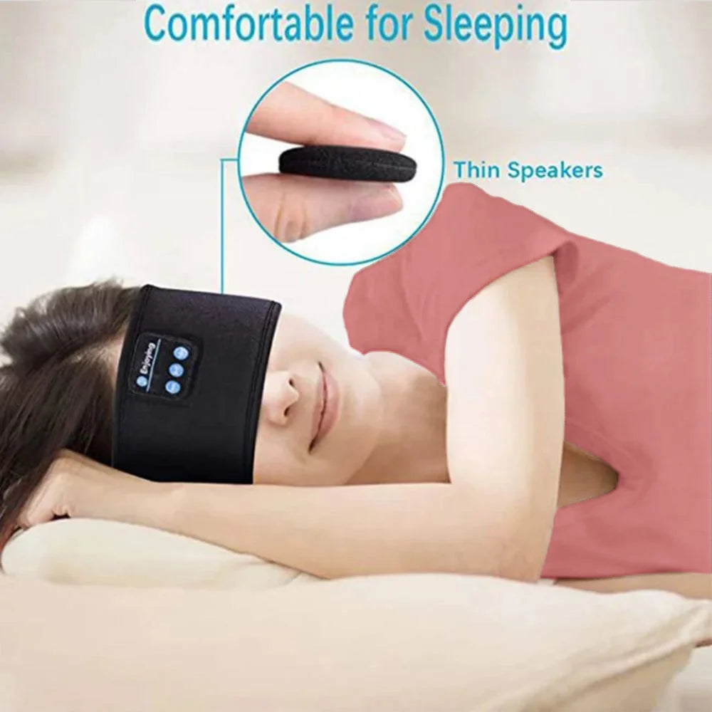 Bluetooth Sleep Headphones Headband With Music Eye Mask